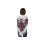 Chusta góralska bawełniana folk obrus 125 cm z frędzlami biała