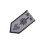Bieżnik góralski regionalny serweta krawat szary parzenica 47x190
