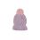 Czapka zimowa dziewczęca bawełna akryl Yoclub Fabia różowa 50-52