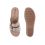 Klapki Inblu 26-75 koturn rzep skóra cyrkonie piaskowe