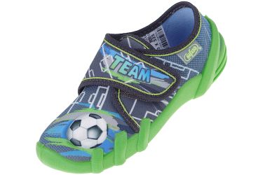 Pantofle dla chłopca buty Befado 273X325 team piłka zielone (r. 25-30)