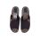 Pantofle klapki z odkrytymi palcami BIO Adanex 27311 czarne panterka