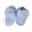 Kapcie wełniane bamboszki niemowlęce 100% wełna niebieskie 10 cm