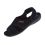 Sandały BIO Adanex 24795 szersze miękkie rzepy czarne