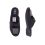 Pantofle klapki BIO Adanex 33 regulowane z gumą koturn PU czarne