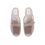 Pantofle klapki regulowane z gumą BIO Adanex 12781 brąz