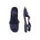 Sandały profilowane z gumką komfort BIO Adanex 17497 granatowe