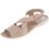 Sandały profilowane z gumką komfort BIO Adanex 17495 beżowe
