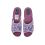 Pantofle BIO Adanex Aloe Vera z odkrytymi palcami 27766 szaro różowe