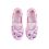 Kapcie baleriny tekstylne skóra RenBut 33-414_P-1442 różowe księżniczki (r. 26-35)