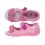 Sandałki kapcie tekstylne skóra RenBut 33-378_P-0946 pudrowy róż (r. 26-30)