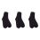 Skarpety bawełniane gładkie czarne unisex Yoclub jazzy (r.27-42) x3 par