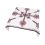 Obrus góralski biały portland z nadrukiem parzenica 130x170