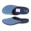Pantofle BIO Adanex 27991 klapki kryte jeans niebieskie w srebrne serduszka