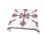 Obrus góralski podhalański stylizowany portland biały parzenica 120x140