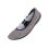 Baleriny pantofle ażurowe BIO Adanex 28083 miękkie z gumową lamówką szare