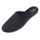 Pantofle męskie kryte ciapy domowe Adanex 28357 BIO bawełna welur czarne