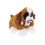 Poduszka składana pies brązowy bernardyn ratownik duży