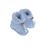 Kapcie wełniane bamboszki niemowlęce 100% wełna niebieskie 10 cm