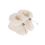 Kapcie wełniane bamboszki niemowlęce 100% wełna kremowe 10 cm