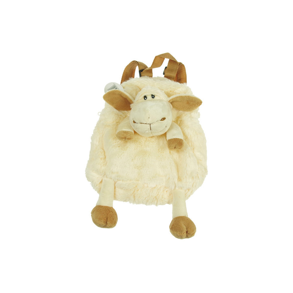 Plecak pluszowy plecaczek dla dzieci owca owieczka maskotka kremowy