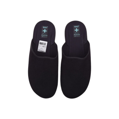 Pantofle męskie klapki kryte 21115 BIO Adanex czarne